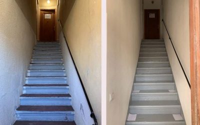 Travaux de Rénovation d’une montée d’escalier – Brindas